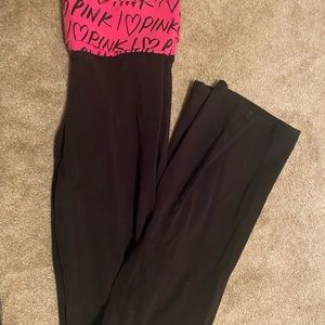 PINK black yoga pants size small